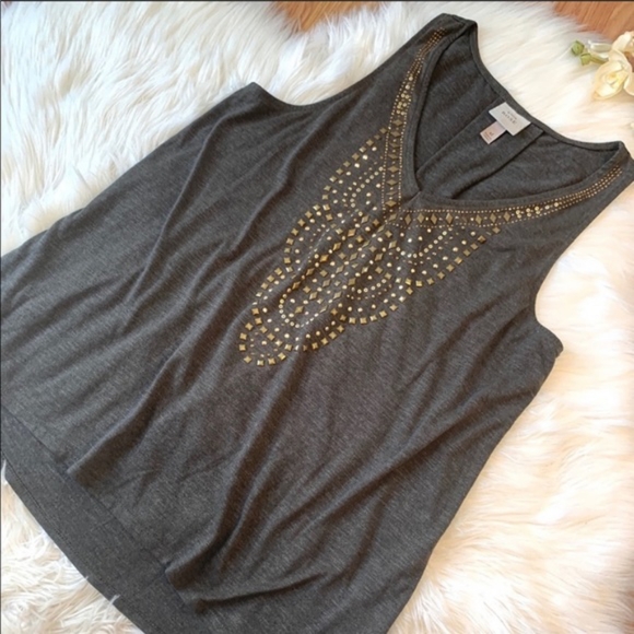 Knox Rose's Boho Studded Design Tank - Picture 6 of 6
